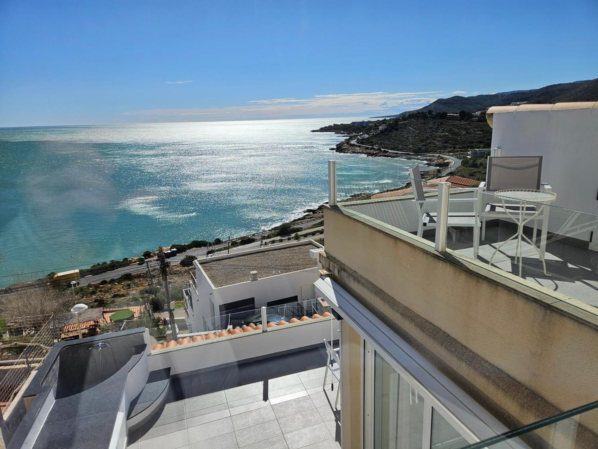 Fantástico Dúplex Con Vistas Impresionantes Al Mar Peñíscola Exterior foto