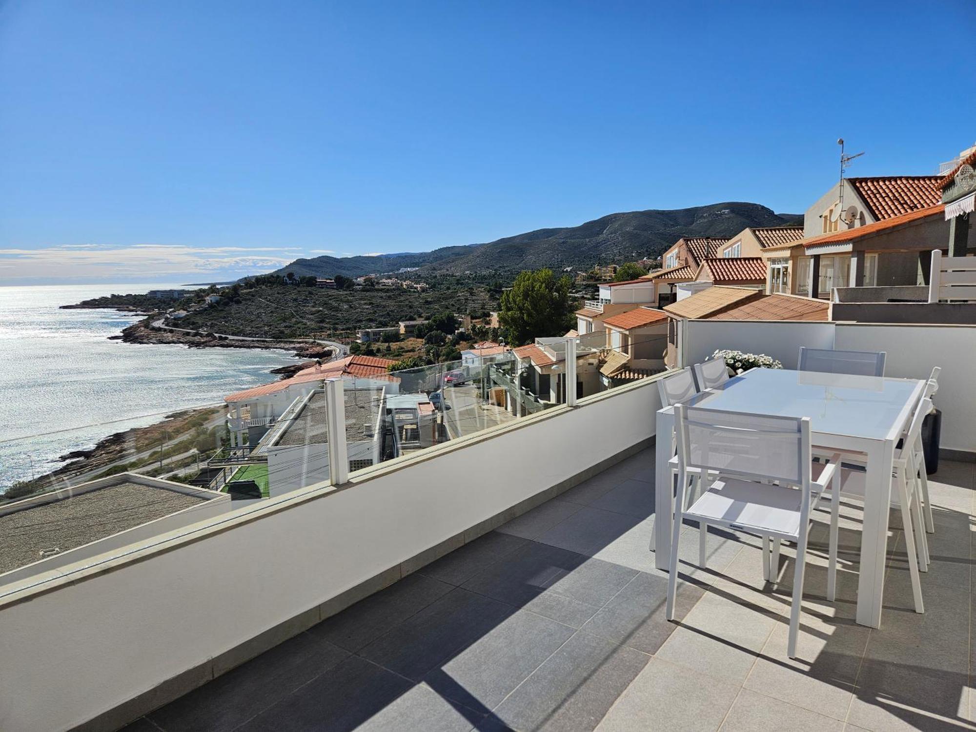 Fantástico Dúplex Con Vistas Impresionantes Al Mar Peñíscola Exterior foto