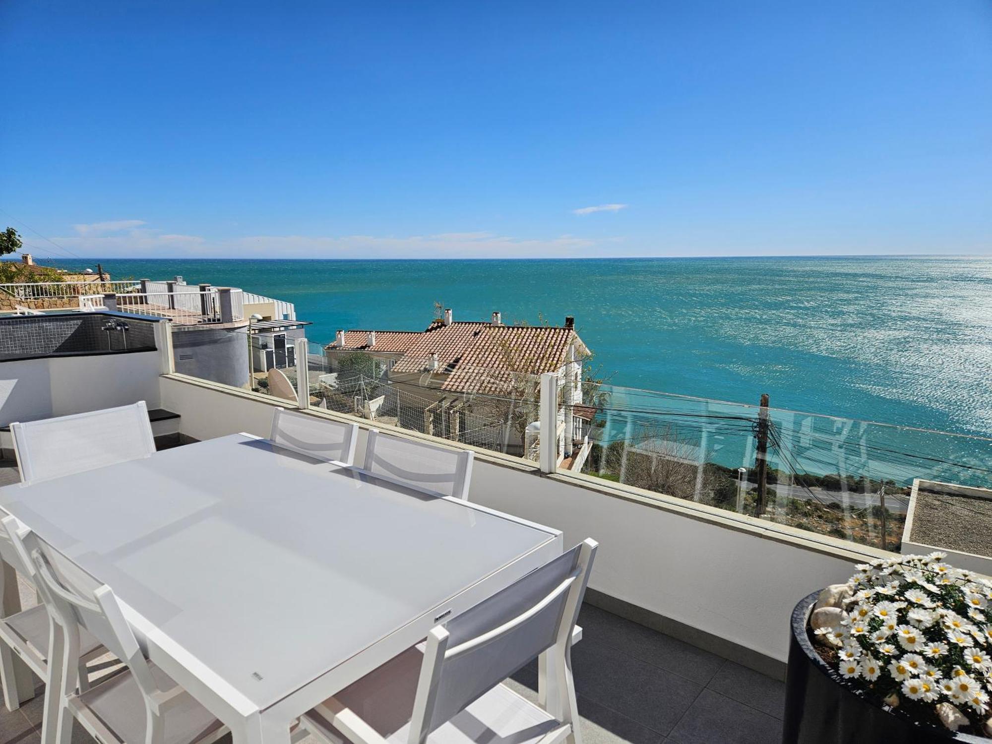 Fantástico Dúplex Con Vistas Impresionantes Al Mar Peñíscola Exterior foto