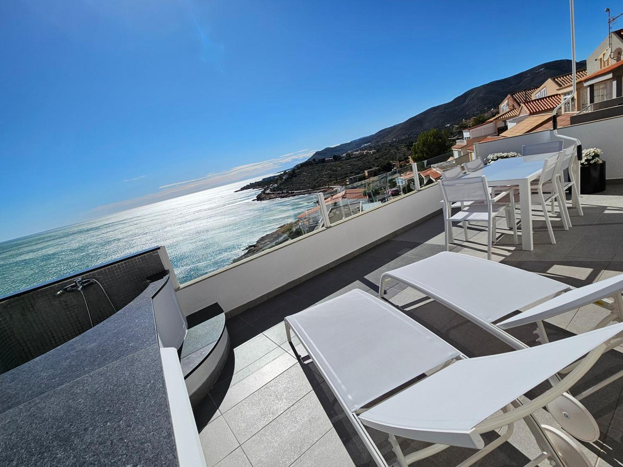 Fantástico Dúplex Con Vistas Impresionantes Al Mar Peñíscola Exterior foto