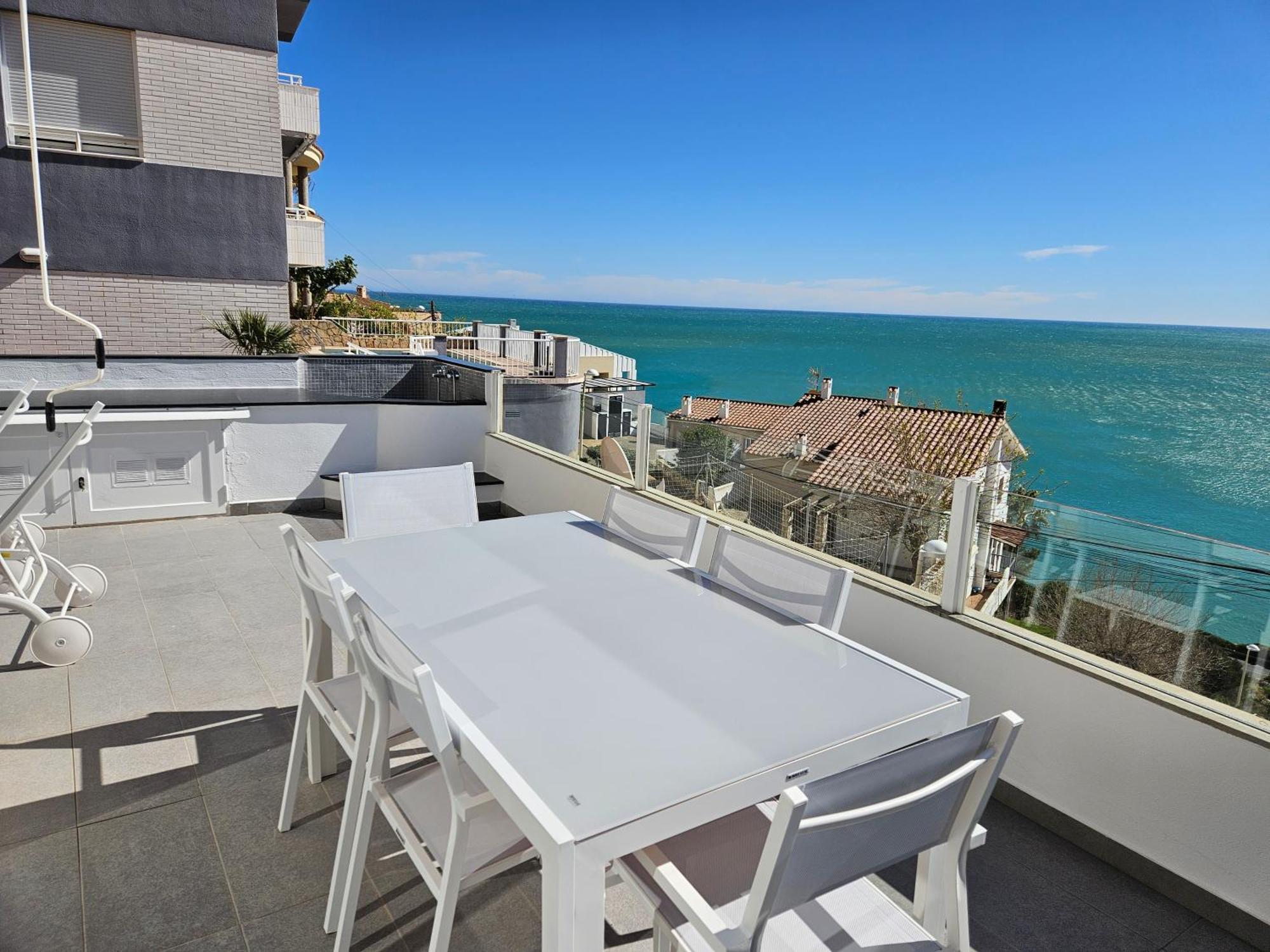 Fantástico Dúplex Con Vistas Impresionantes Al Mar Peñíscola Exterior foto